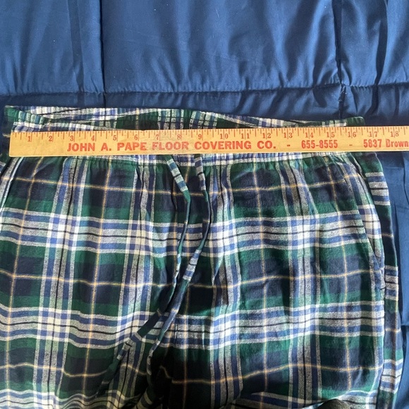 NWT GAP Pajama Pants Men Large Midnight Plaid Loungewear Classic Straight Casual - Picture 4 of 9